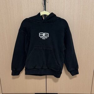 Balenciaga Black Pullover with Logo
